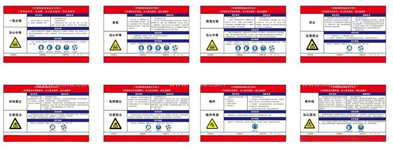 编号：42850712220019377269【酷图网】源文件下载-工作场所职业病危害告知卡