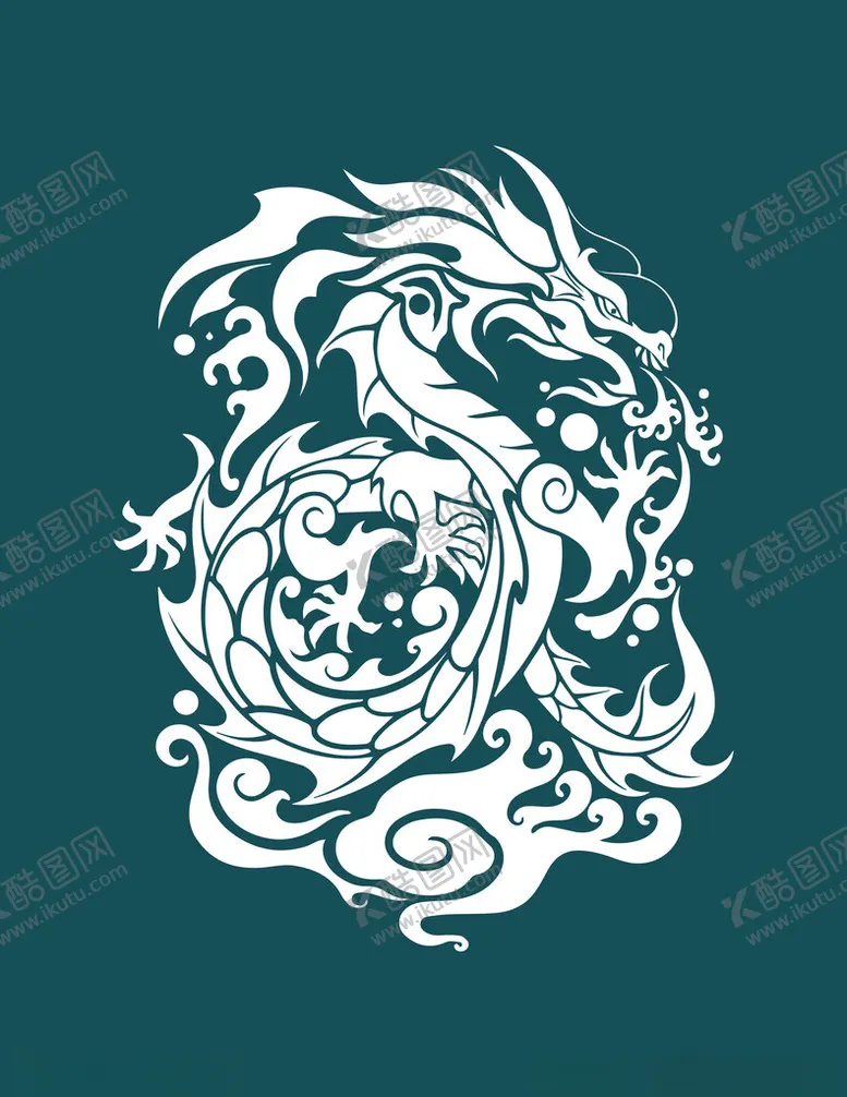 编号：63911102100324037134【酷图网】源文件下载-龙纹