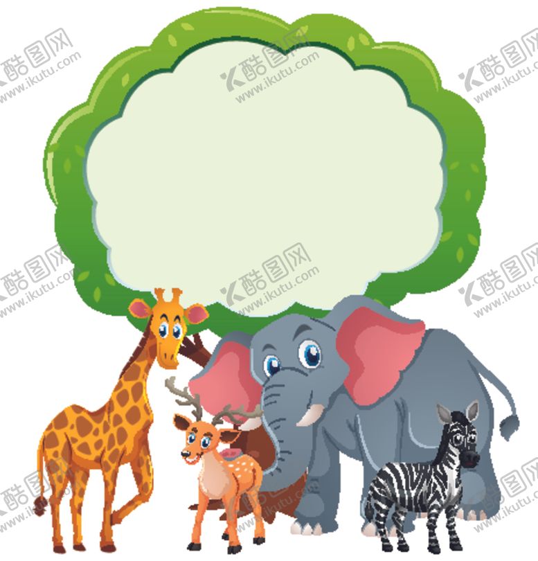 编号：83575004171557099279【酷图网】源文件下载-卡通动物文本框