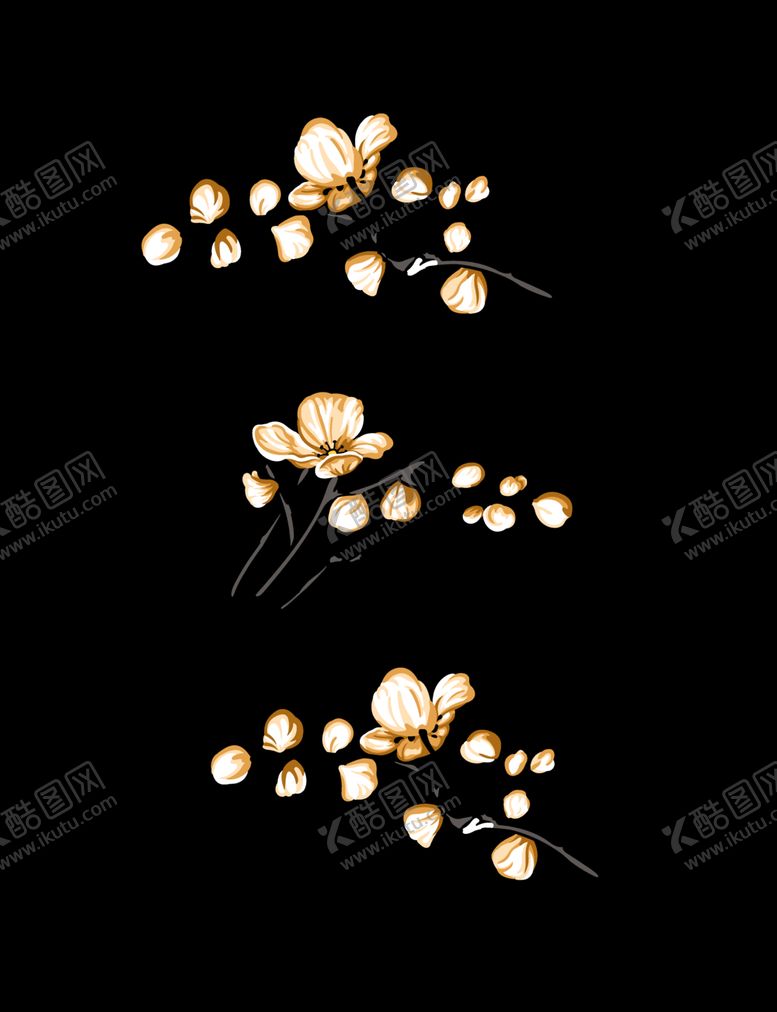 编号：99173206161132117851【酷图网】源文件下载-手绘梅花