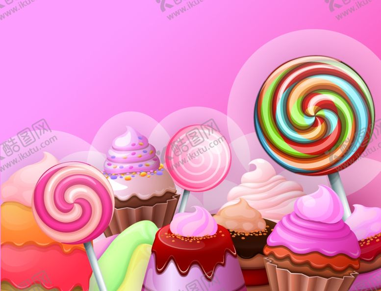 编号：14710709231241134187【酷图网】源文件下载-糖果海报