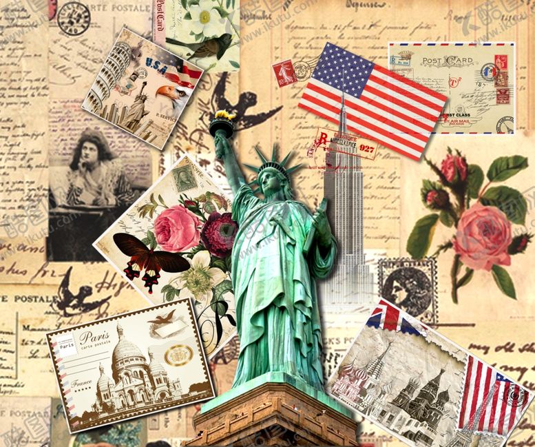 编号：32138310120707219163【酷图网】源文件下载-复古自由女神