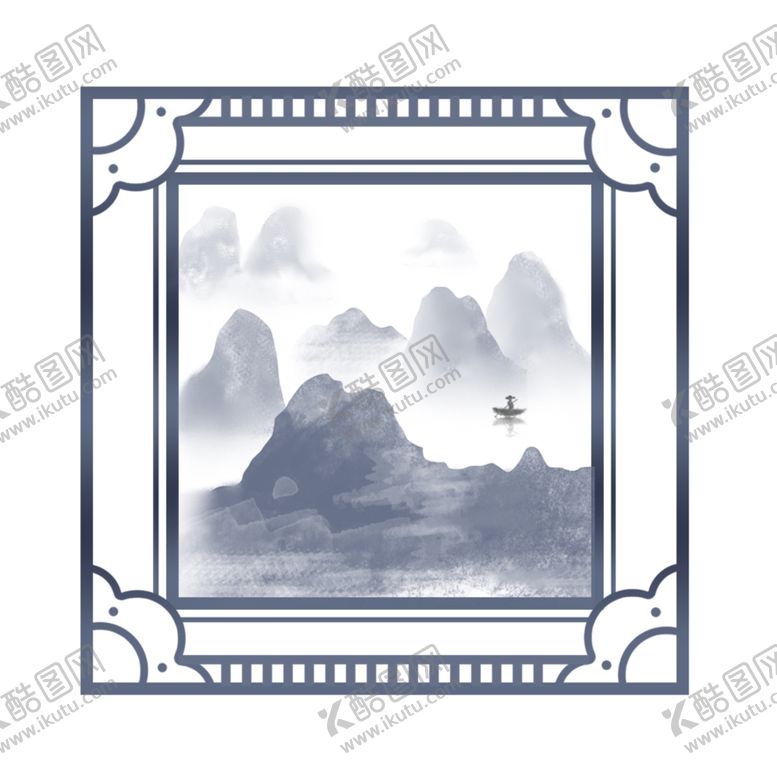 编号：17995609270232059130【酷图网】源文件下载-中式窗格