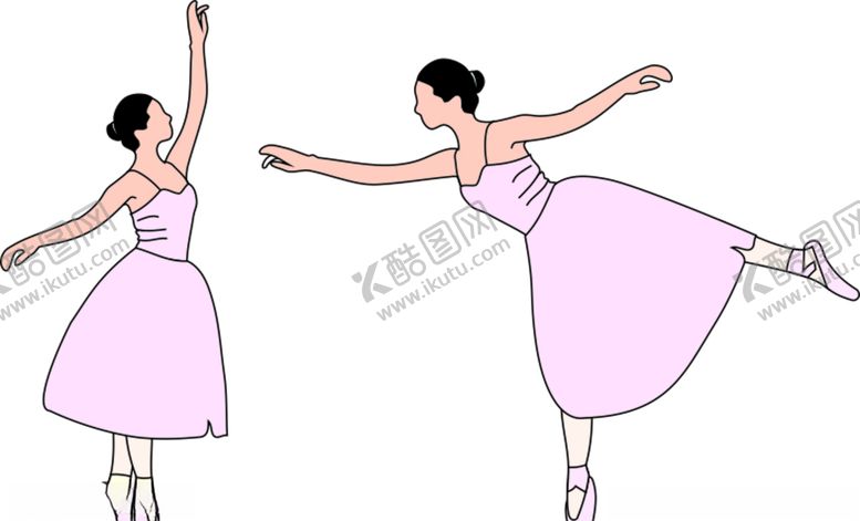 编号：77058905190044043377【酷图网】源文件下载-卡通芭蕾