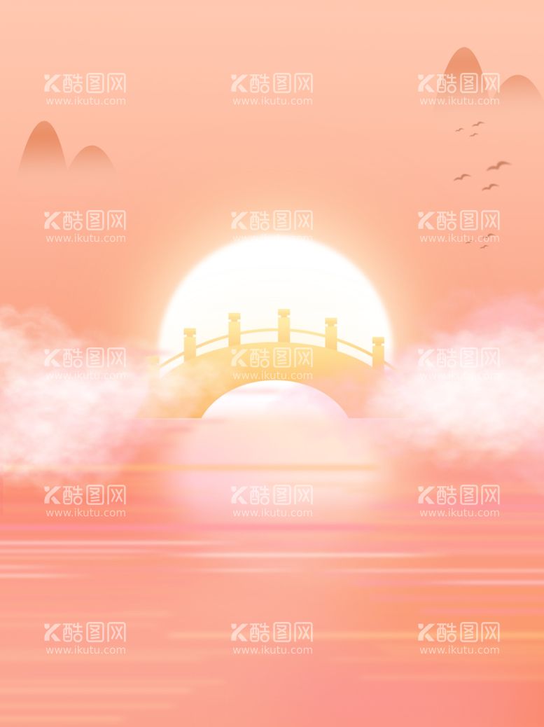 编号：64042711290804078521【酷图网】源文件下载-唯美简约七夕背景