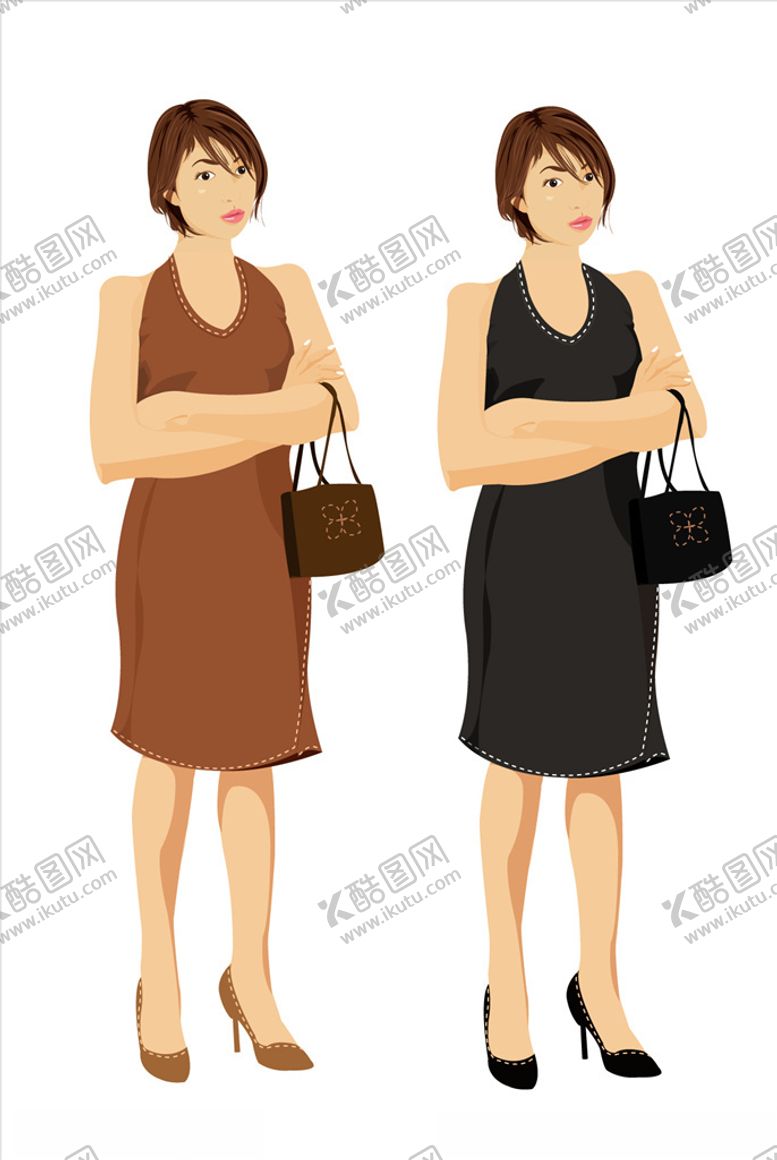编号：62941210251620022763【酷图网】源文件下载-卡通女人