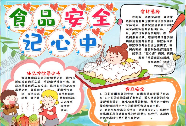 编号：67569009160409547938【酷图网】源文件下载-食品安全小报