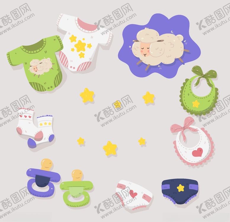 编号：92905205060718575791【酷图网】源文件下载-母婴图标素材矢量