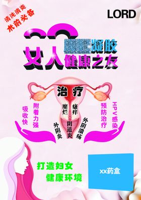 编号：60127809280308076407【酷图网】源文件下载-妇科药品宣传海报宣传单