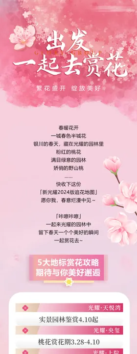 赏花长图