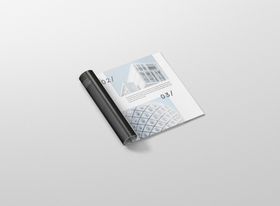 正方形杂志画册贴图样
