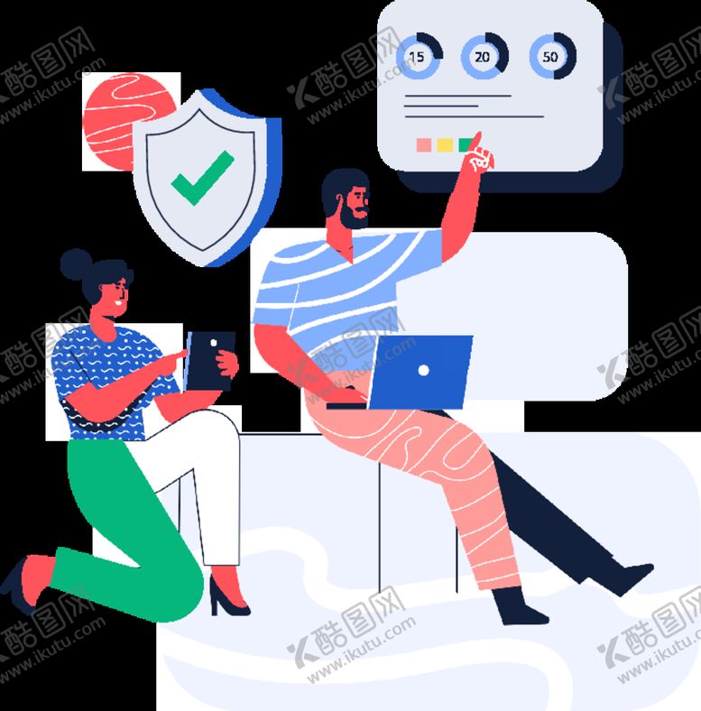 编号：48203904060009028005【酷图网】源文件下载-商务人物插画