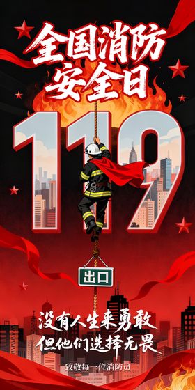 全国消防安全日宣传海报