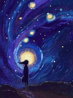星空油画