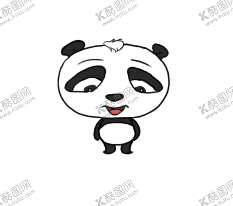 编号：53879904191513597130【酷图网】源文件下载-手绘熊猫