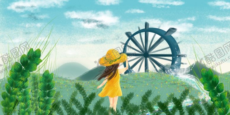 编号：31824007031237416489【酷图网】源文件下载-二十四节气小满农历