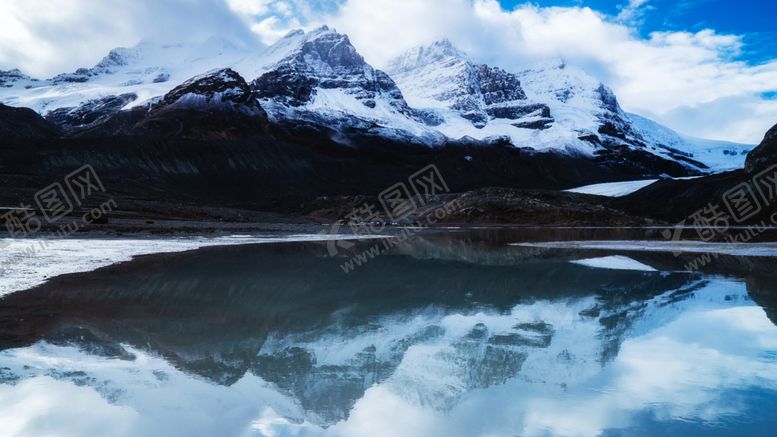 编号：87905710270407152091【酷图网】源文件下载-群山湖泊雪山风景天空