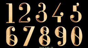 c4d三维金色纹理立体数字