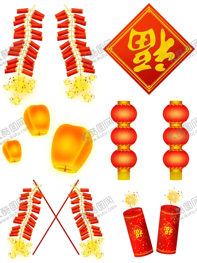 编号：43691307140235346495【酷图网】源文件下载-春节灯笼