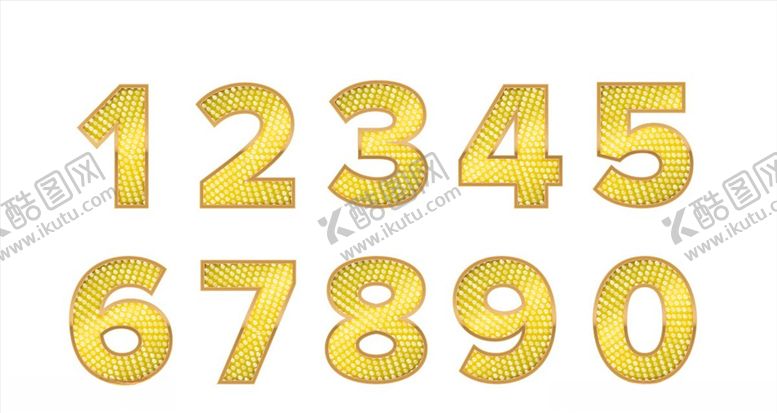 编号：72342305021536302690【酷图网】源文件下载-卡通数字