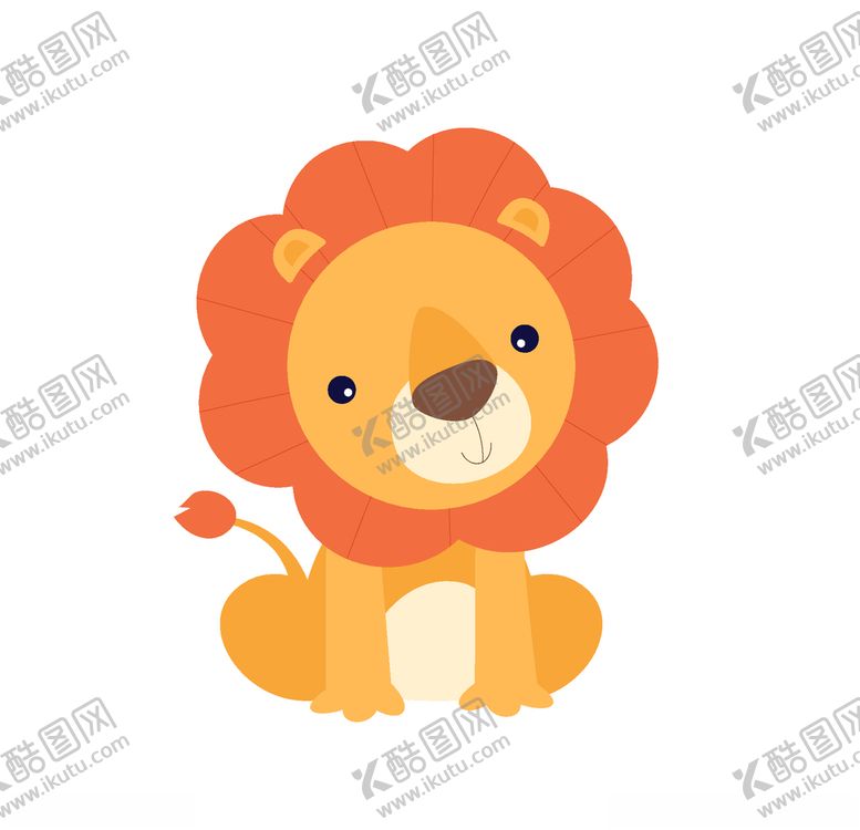 编号：66204509200652438856【酷图网】源文件下载-卡通狮子