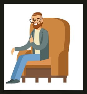 手绘男人男孩卡通动画卡通动画