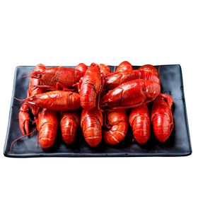 小龙虾红烧摆盘食材海报素材