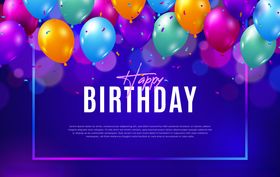 生日快乐气球birthday