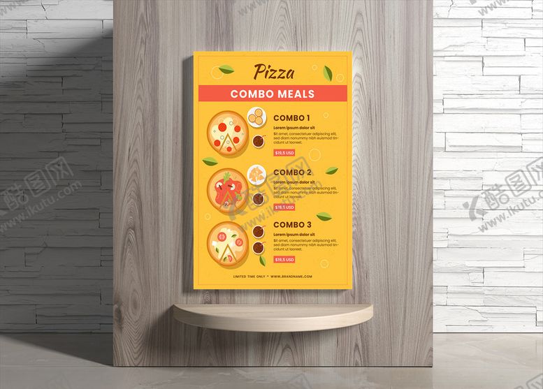 编号：34301206151417399576【酷图网】源文件下载-披萨海报