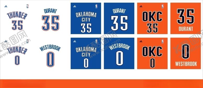 编号：88088309161730548488【酷图网】源文件下载-NBA雷霆35号0号