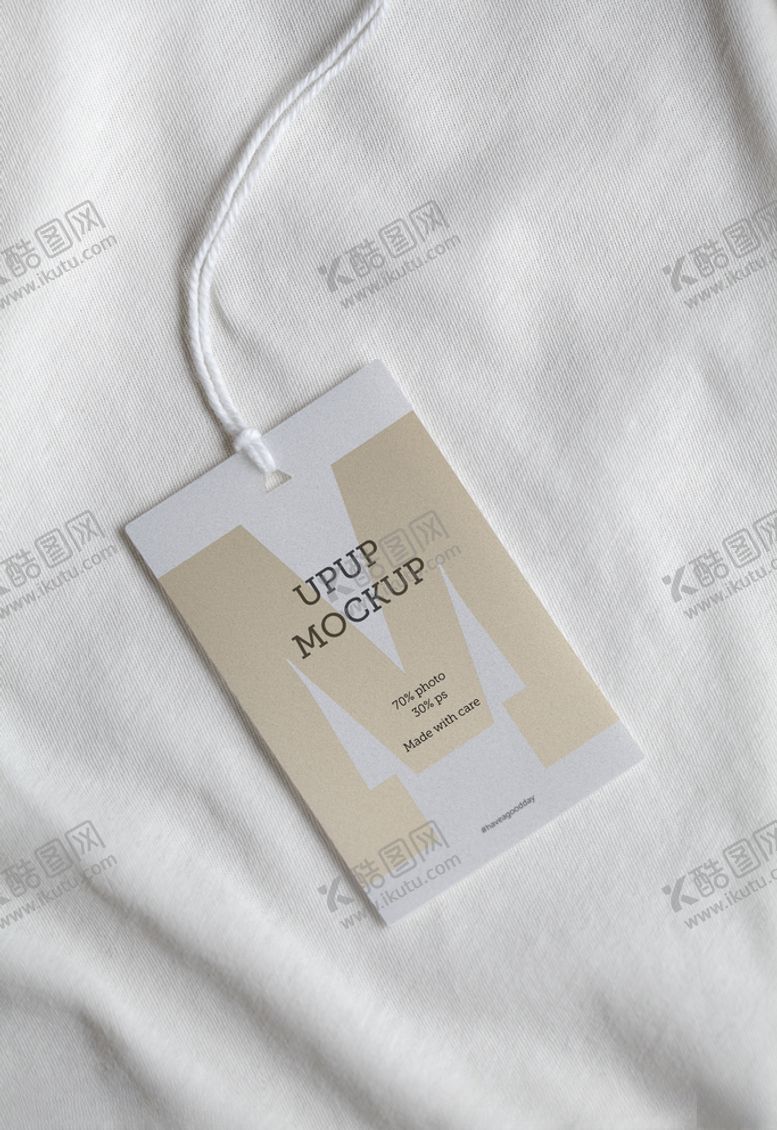 编号：38945007130554494706【酷图网】源文件下载-服装吊牌标签样机