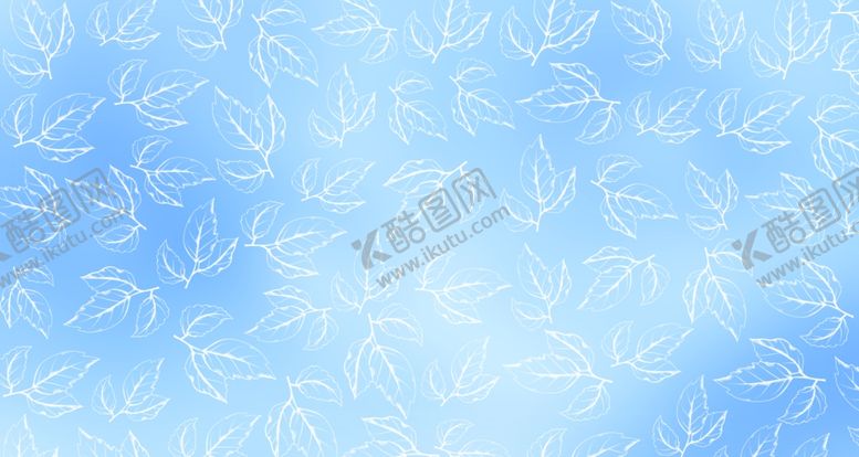 编号：24547406272149069578【酷图网】源文件下载-深蓝色多种混合小清新叶子背景