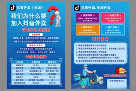抖音外卖宣传
