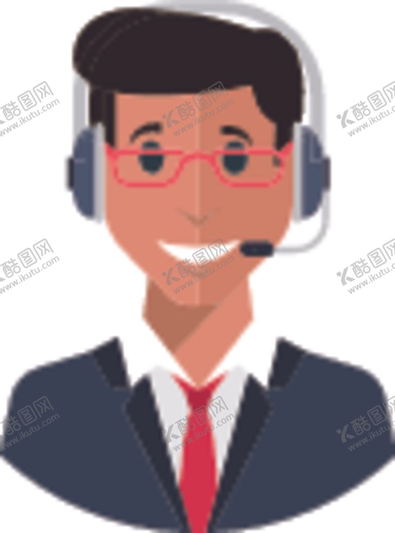 编号：80959710080703501932【酷图网】源文件下载-男客服