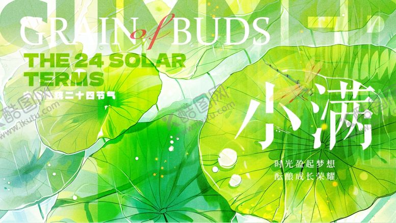 编号：71794804131715266413【酷图网】源文件下载-小满时节嫩绿枝芽初绽