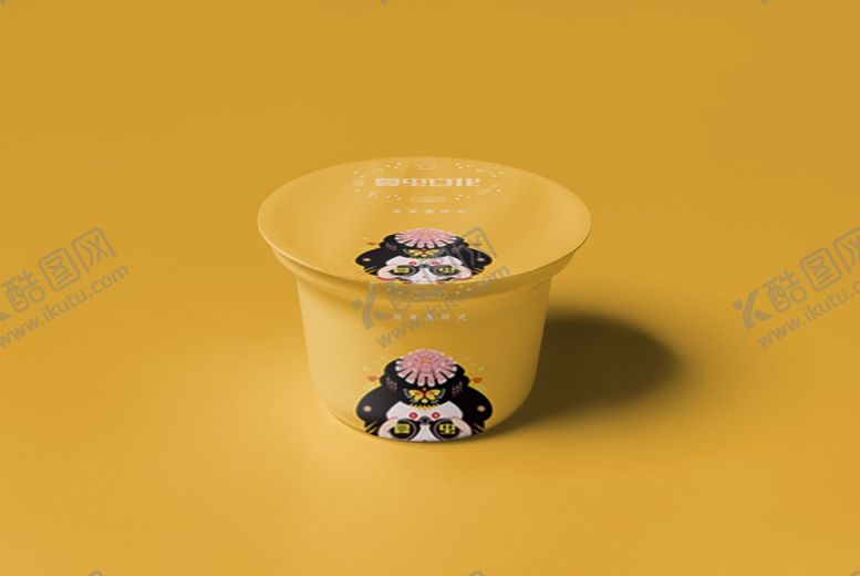编号：34839310090058131515【酷图网】源文件下载-酸奶盒样机