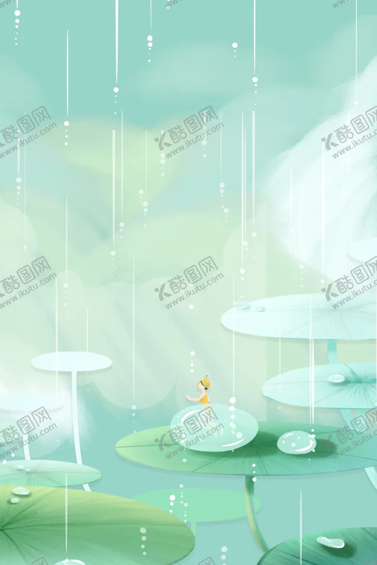 编号：38692709220342330132【酷图网】源文件下载-雨水节气