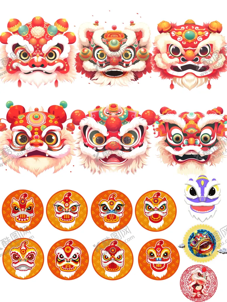 编号：14493703311625146508【酷图网】源文件下载-狮头