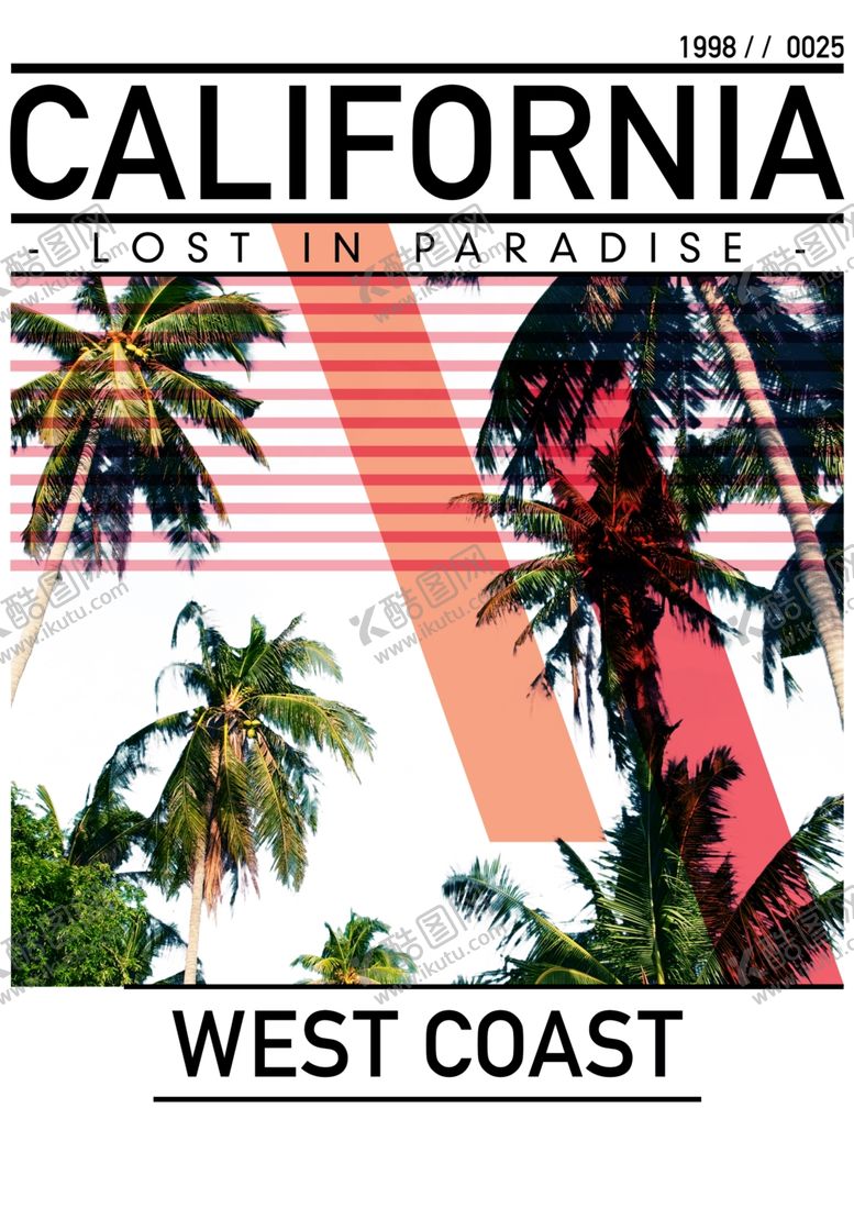 编号：83738110300956247586【酷图网】源文件下载-椰子树摄影剪切潮流艺术海报