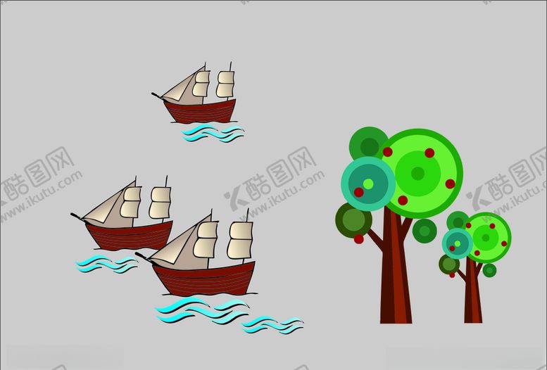 编号：79651610050742553830【酷图网】源文件下载-大坝树木河流古风水痕