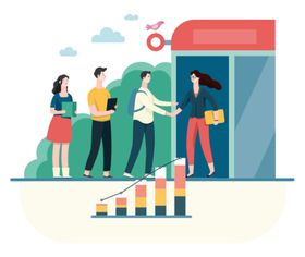 科技生活图标图形装饰海报素材
