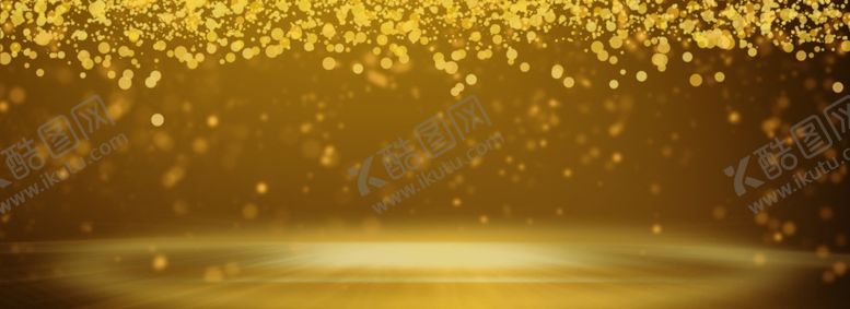 编号：92556110260001144007【酷图网】源文件下载-金色粒子背景