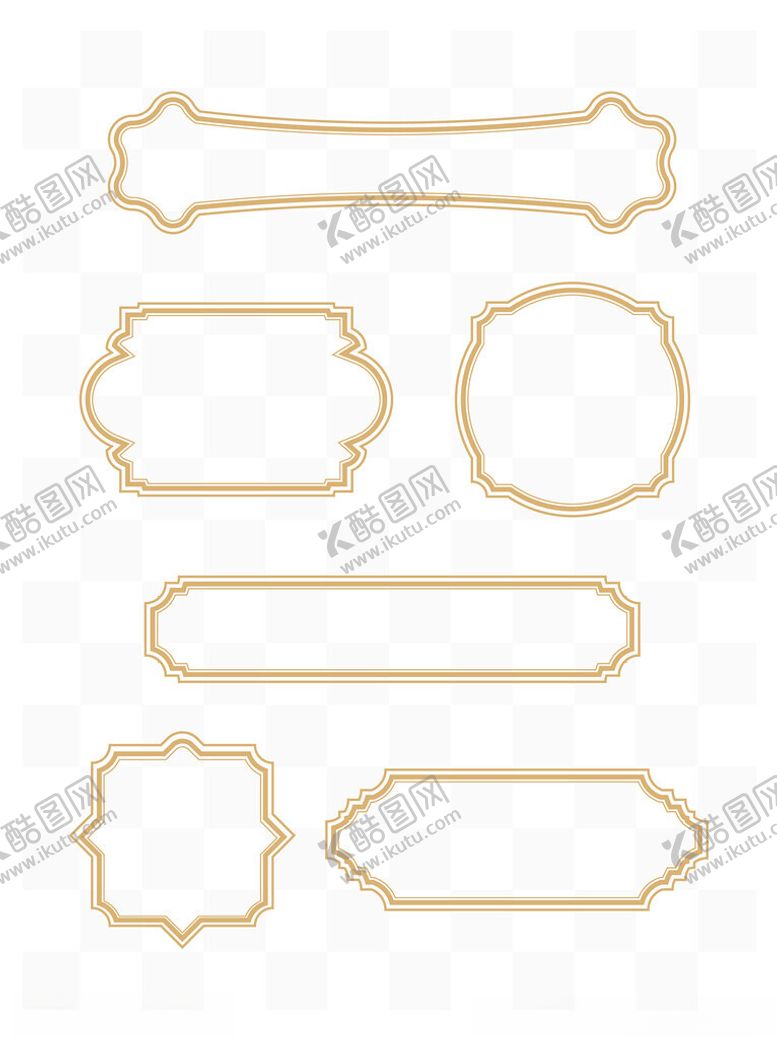 编号：41835602241625047482【酷图网】源文件下载-线条边框