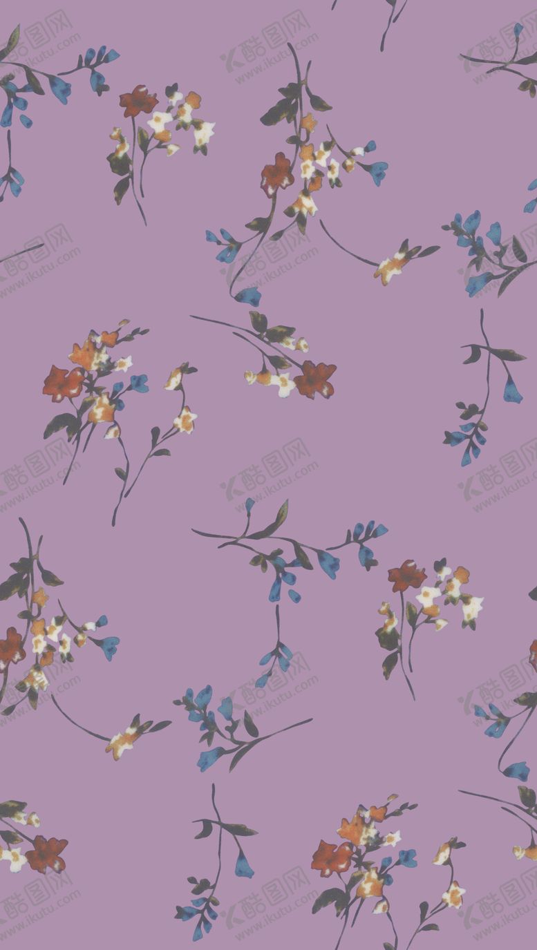 编号：95852210080050055978【酷图网】源文件下载-小碎花大牌印花数码花卉