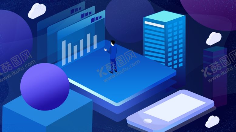 编号：69335910272156369398【酷图网】源文件下载-未来科技插画图案