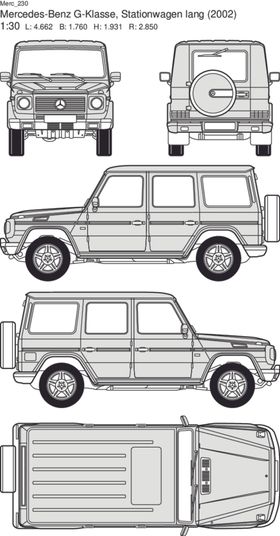 梅赛德斯越野车