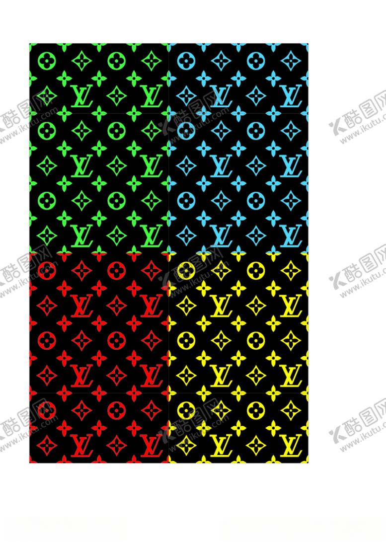 编号：24383107082043023124【酷图网】源文件下载-渐变四方连续