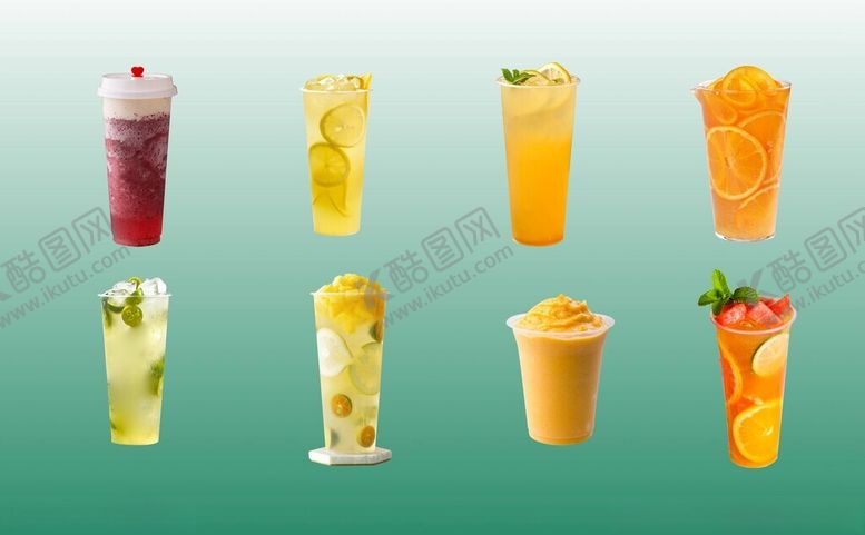 编号：31152801232110156133【酷图网】源文件下载-免扣奶茶果茶素材