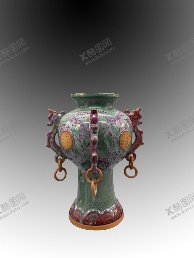 编号：23196803311806141987【酷图网】源文件下载-龙花瓶