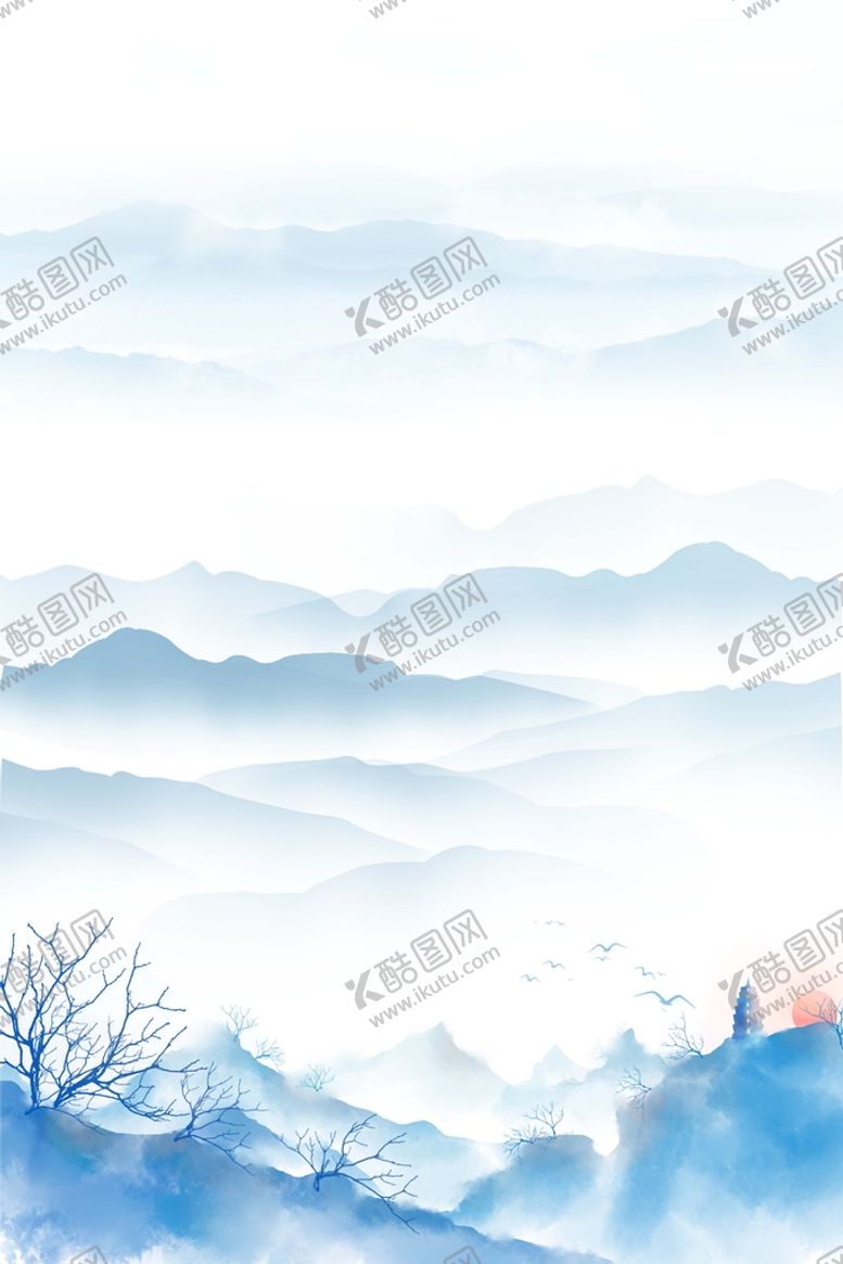 编号：66880710151406219566【酷图网】源文件下载-水墨背景